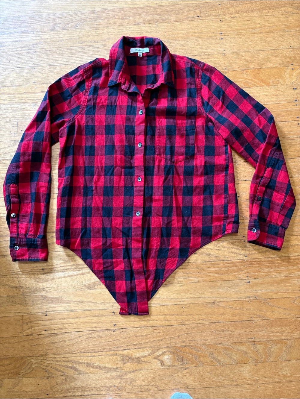 Women’s MADEWELL Button down Plaid Shirt Small